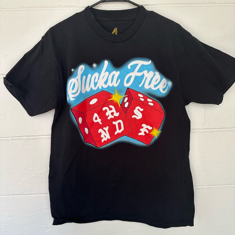 4Hunnid Sucka Free Dice Black T-Shirt